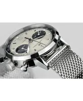 Hamilton Men's Swiss Automatic Chronograph Intra-Matic Stainless Steel Mesh Bracelet Watch 40mm