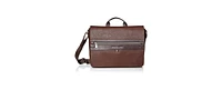 Tommy Hilfiger Men's Pebble Faux-Leather Leo Messenger Bag