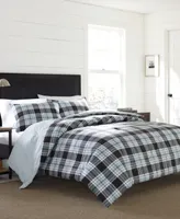 Eddie Bauer Lewis Plaid Atlantic Duvet Cover Set, King