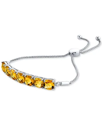 Citrine Bolo Bracelet (10-1/2 ct. t.w.) in Sterling Silver