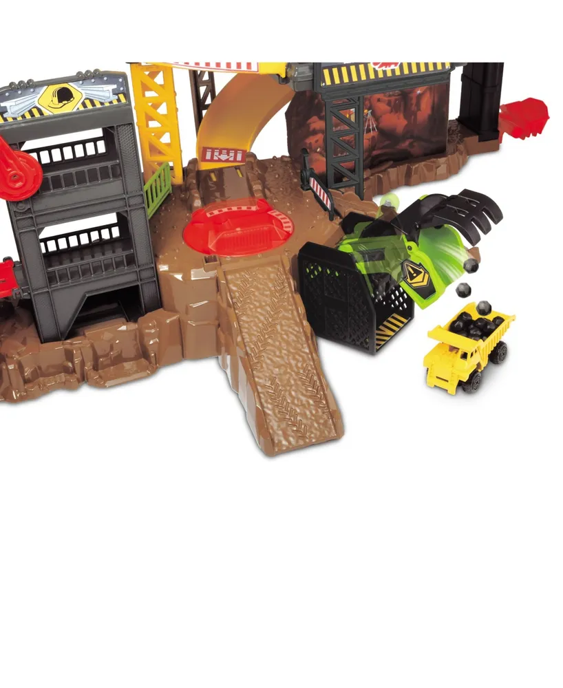 Dickie Toys Construction Playset with 4 Die-Cast Cars