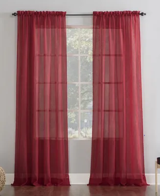 No. 918 Crushed Sheer Voile 51" x 108" Curtain Panel