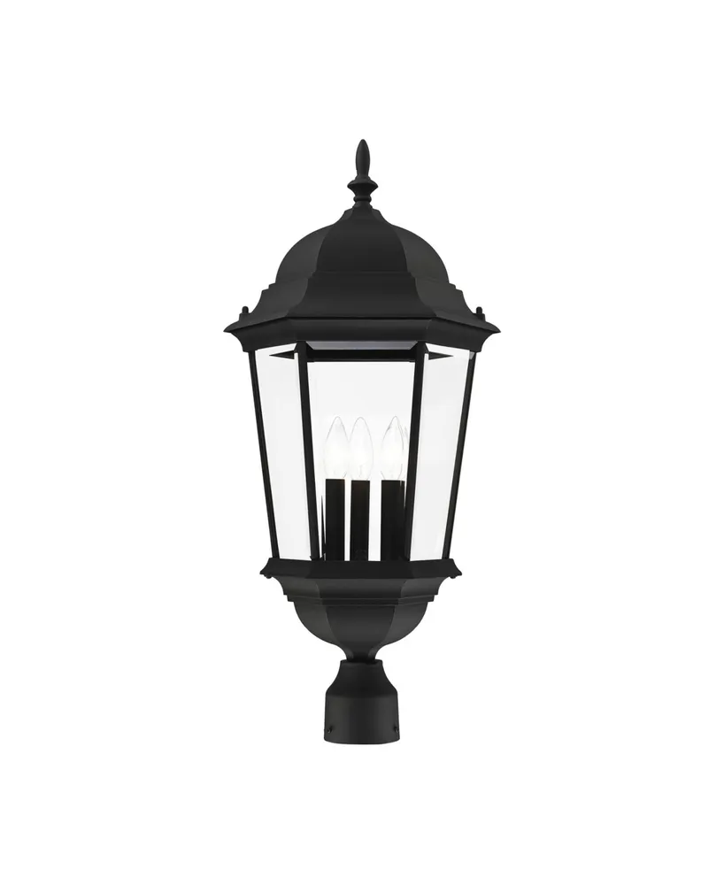 Hamilton 3 Lights Outdoor Post Top Lantern