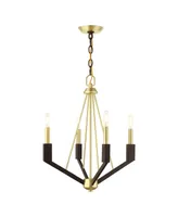 Beckett 4 Lights Mini Chandelier - Gold