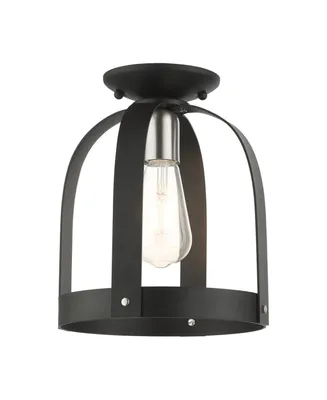 Stoneridge 1 Light Petite Semi Flush