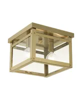 Milford 2 Lights Flush Mount - Gold