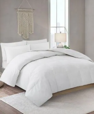 Unikome Lightweight White Goose Feather Down Comforter