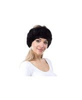 Marcus Adler Women's Plush Faux Fur Stretch Headband