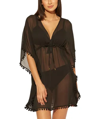 Bleu by Rod Beattie Caftan Cover-Up