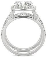 Charles & Colvard Moissanite Bridal Set (3-5/8 ct. t.w. Diamond Equivalent) 14k White Gold