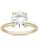 Charles & Colvard Moissanite Solitaire Ring (1 ct. t.w. Dew) 14k White Gold
