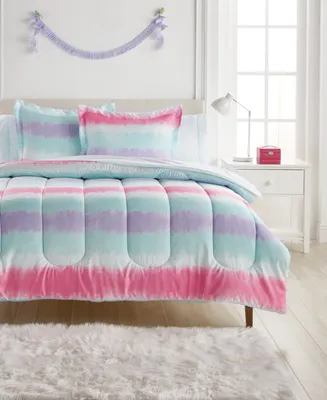 Dream Factory Tie Dye Stripe Comforter Bed in a Bag