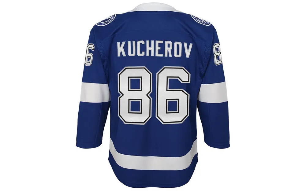 Outerstuff Tampa Bay Lightning Big Boys and Girls Premier Player Jersey Nikita Kucherov