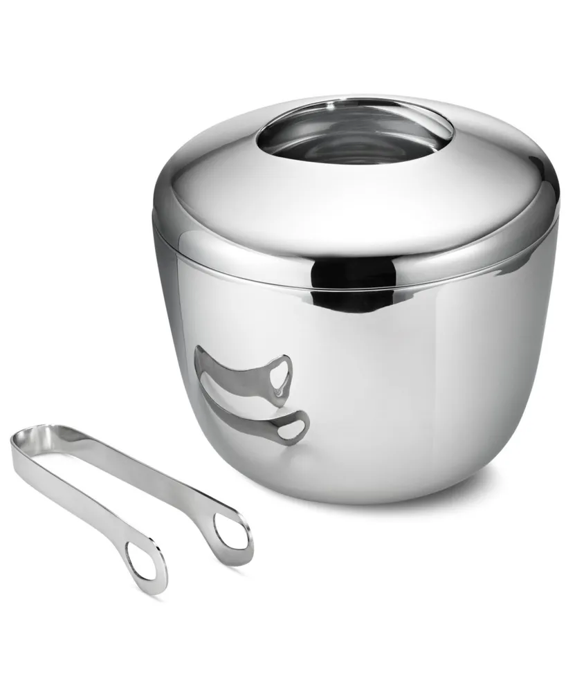 Georg Jensen Sky Ice Bucket with Ice Tongs