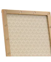 High Quality Polished Cast Metal Picture Frame - Screw Head Design, 5" x 7" - Gold