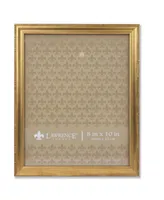 Burnished Picture Frame - Classic Bead Border, 8" x 10" - Gold