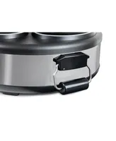 HomeCraft HCRTSCO15SS 1.5-Quart Triple Oval Slow Cooker Buffet