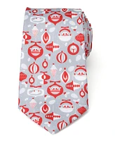 Star Wars Holiday Mando Men's Tie