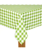 Lintex Buffalo Check Green 100% Cotton Table Cloth for Any Table 52"X52"