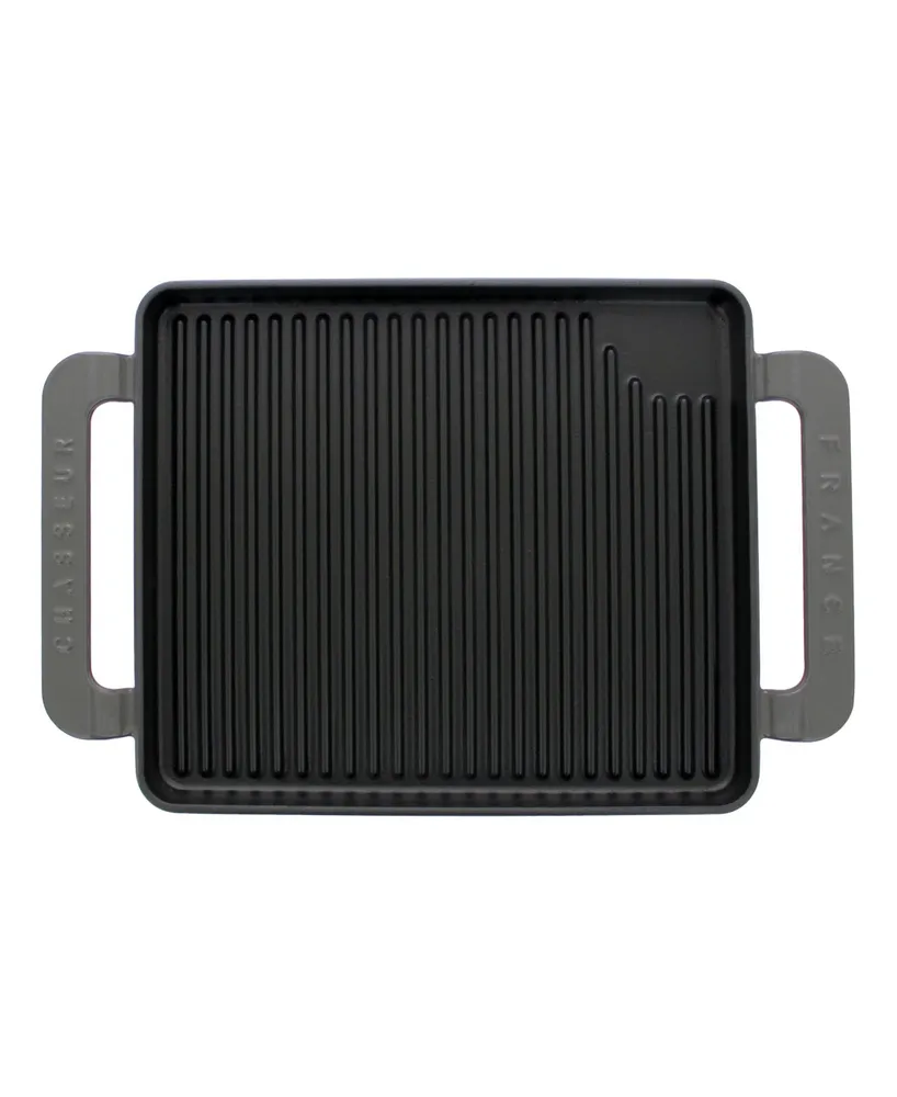 Chasseur French Rectangular Enameled Cast Iron Grill
