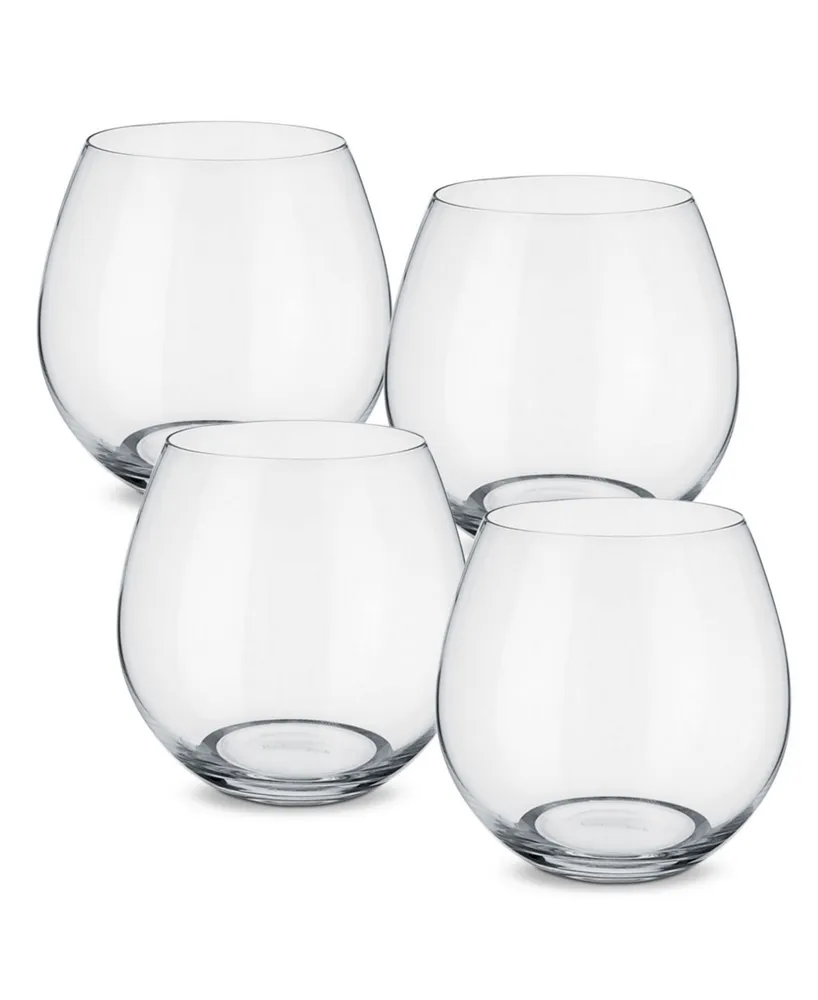 Villeroy & Boch Entree Juice or Red Wine Stemless, Set of 4