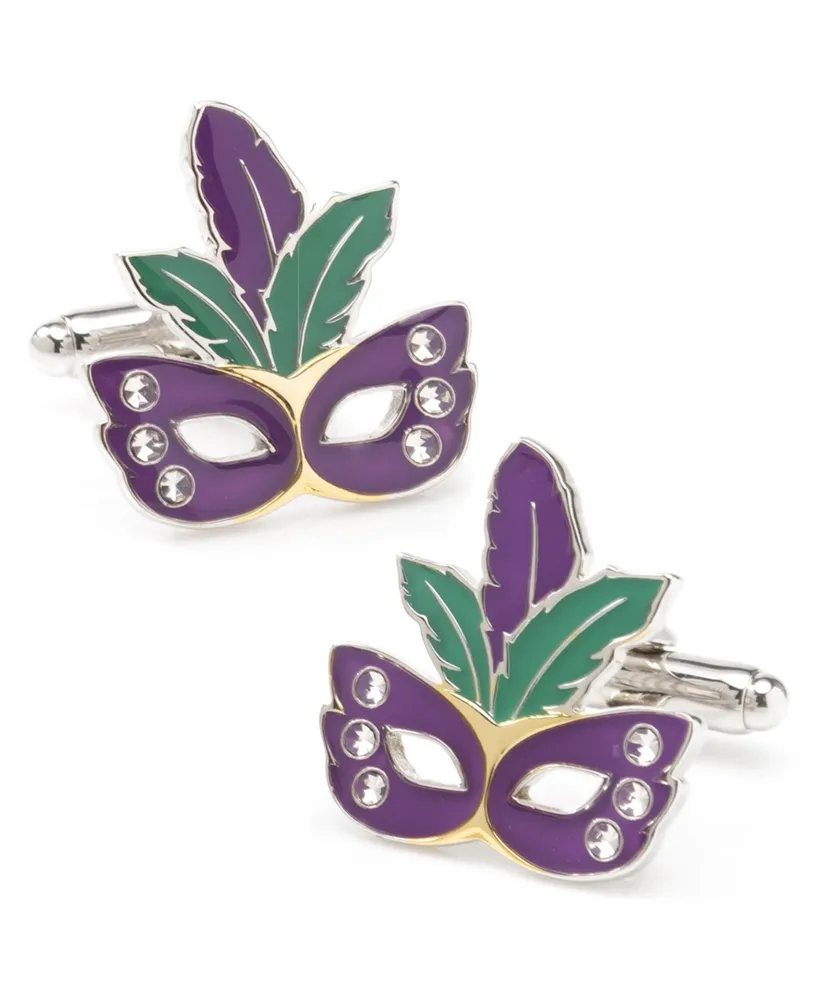 Men's Mardi Gras Cufflinks