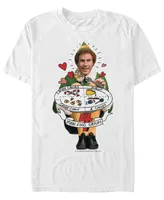 Men's Elf Food Groups Doodle Short Sleeve T-shirt