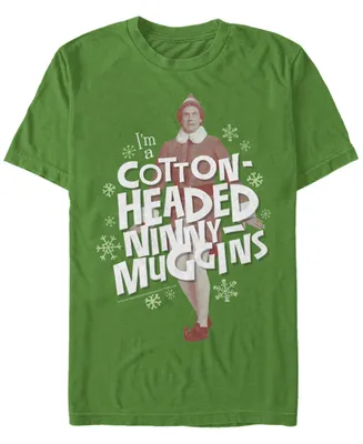 Men's Elf Headed Ninny Muggins Short Sleeve T-shirt