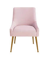 Beatrix Pleated Velvet Side Chair