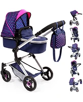 Baby Doll City Vario Pram Baby Doll Stroller with Diaper Bag