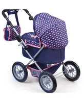 Trendy Pram Stroller for Toy Baby Dolls