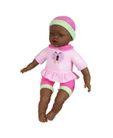 Lissi Dolls Umbrella Stroller Set with 16" African American Baby Doll