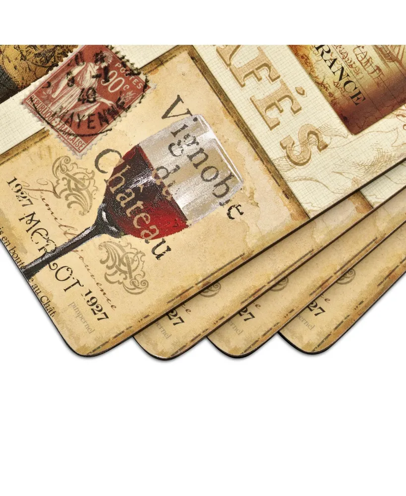 Pimpernel The French Cellar Placemats, Set of 4
