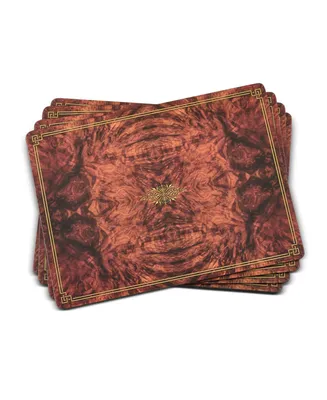 Pimpernel Walnut Burlap Placemats, Set of 4