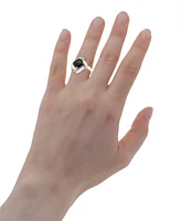Onyx Box Set (Pendant, Earrings & Ring) in Sterling Silver