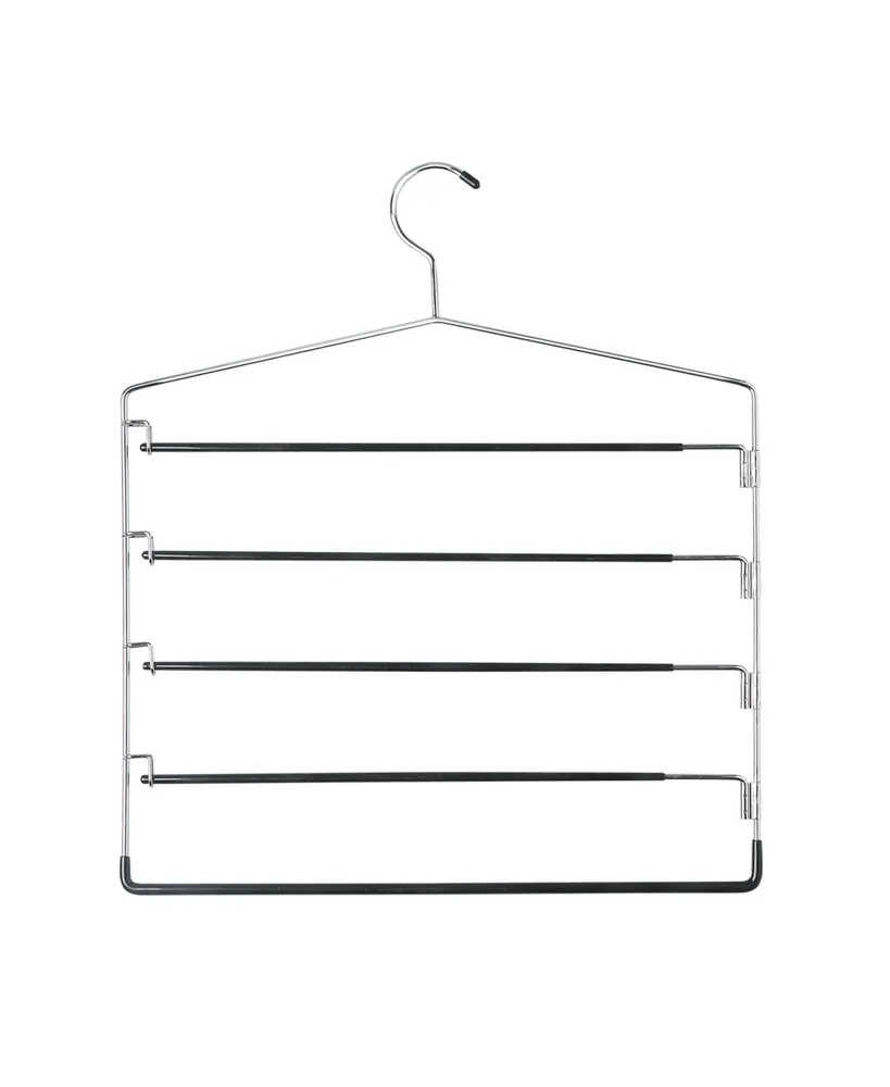 Honey Can Do 2 Pack 5-Tier Swing Arm Pant Hangers