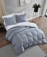 Kenneth Cole New York Nila Reversible Duvet Cover Set, 3 Piece