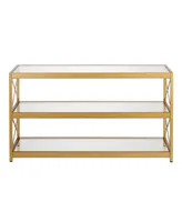 Hutton Tv Stand - Gold