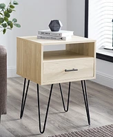 1 Drawer Hairpin Side Table