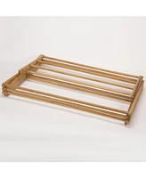 Homeitusa Bamboo Wooden Clothes Drying Rack - Oversize Hang Rack for Clothes - Laundry Rack for Clothing Drying Natural