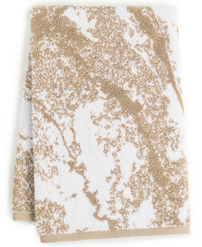 Hotel Collection Turkish Cotton Diffused Marble 20" x 30" Hand Towel, Created for Macy's