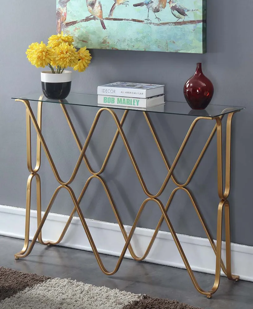 Neptune Console Table - Gold