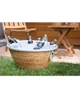 Artifacts Rattan Aluminum Ice Tub