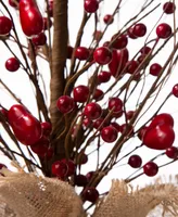 Glitzhome Valentine's Berry Heart Table Tree