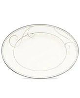 Noritake Dinnerware, Platinum Wave Oval Platter