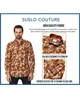 Suslo Couture Men's Slim-Fit Long Sleeve Shirt