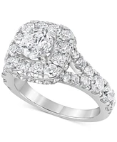Diamond Bridal Set (4 ct. t.w.) in 14k White, Yellow or Rose Gold