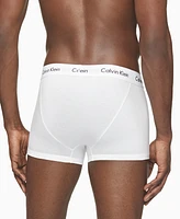 Calvin Klein Men's 3-Pack Cotton Stretch Low-Rise Trunk Underwear