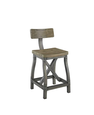 Martha Stewart Collection Lancaster Counter Stool with Back