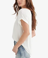 Lucky Brand Women's Short Sleeve Sandwash Dolman Tee